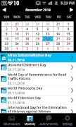 UN Calendar of Observances Plakat