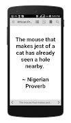 1 Schermata African Proverbs