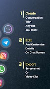 1 Schermata Fake Messages - Create Chat