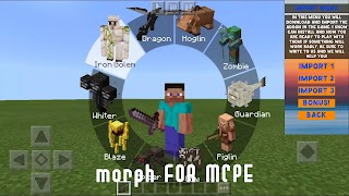 Morph Mod for Minecraft PE 海報
