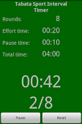 Tabata Sport Interval Timer screenshot 1