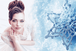 برنامهنما Snowflakes Photo Frames عکس از صفحه