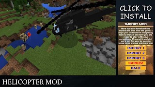 برنامه‌نما Helicopter Mod For Minecraft عکس از صفحه