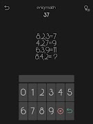 برنامه‌نما enigmath - a puzzle math game عکس از صفحه