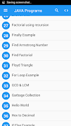 Java Tutorials (No Ads) ภาพหน้าจอ 3