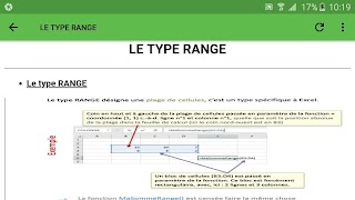 برنامه‌نما Cours Excel VBA عکس از صفحه