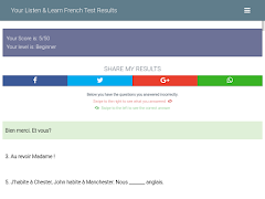 French Level Test screenshot 6
