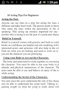Acting Guide 截图 3