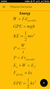 Basic Physics Formulas imagem de tela 3