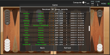 برنامهنما Backgammon Reloaded عکس از صفحه