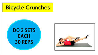 Flat Stomach Exercises पोस्टर
