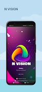 N VISION الملصق