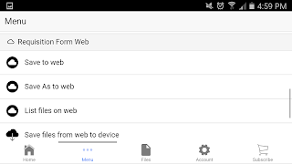 Requisition Form syot layar 6