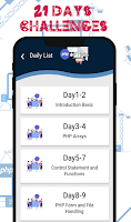 برنامه‌نما Learn Php In 21-Day Course عکس از صفحه