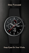 Ebon Basic - Hybrid Watch Face স্ক্রিনশট 2