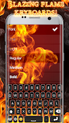Flame Keyboard Themes ภาพหน้าจอ 2