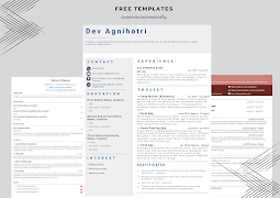 7 Schermata CV maker pdf, Resume builder