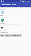 Web Remote Droid captura de pantalla 3