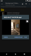 برنامه‌نما Background Video Recorder عکس از صفحه