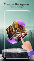 3D Cube Name & Photo Wallpaper ảnh chụp màn hình 3