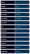 Device info Cartaz