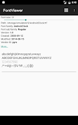 Font viewer স্ক্রিনশট 1