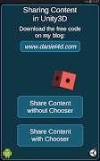 Sharing Content (Unity3D demo) اسکرین شاٹ 3