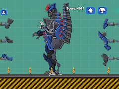 Robot Dino T-Rex Attack скриншот 7