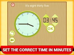 Math Telling Time Clock Games syot layar 2
