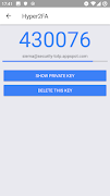 Two factor authenticator with  Screenshot 1