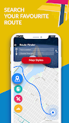 Navegación Voz Ruta Mapa Tráfico Direcciones en vi captura de pantalla 6