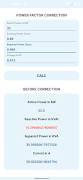 Power Factor Correction Calc اسکرین شاٹ 2
