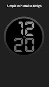 Poster Big numbers watch face