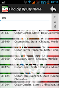 Mexican Zip Code 스크린샷 1