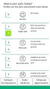 Pain score poster