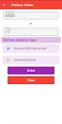 Math Long Division plakat
