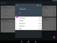 Chrono List - Interval Timer स्क्रीनशॉट 7