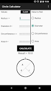 Circle Calculator スクリーンショット 1