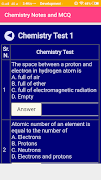 Chemistry Notes & MCQ اسکرین شاٹ 3