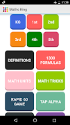 برنامه‌نما Maths King All in one عکس از صفحه