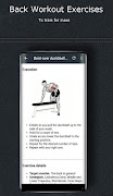 Back Workout Exercises screenshot 4