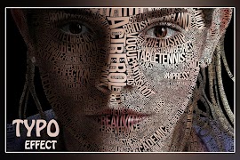 Typography Effect পোস্টার