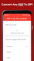 PDF To ZIP File Converter PDF Affiche