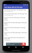 Learn Spring JMS with Real App screenshot 2