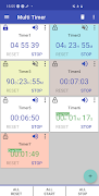 Multi Timer - Stopwatch Timer تصوير الشاشة 4