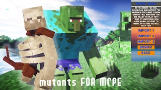 Mutant Mod for Minecraft PE 截图 1
