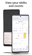Fire Shift Calendar plakat