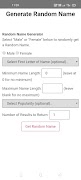 Random Name Generator ポスター