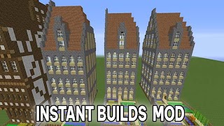 Instant Building Mod Minecraft captura de pantalla 1