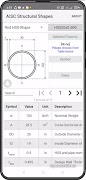 AISC Structural Steel Shapes Screenshot 7